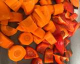 A picture of step 1 of Roasted vegetable soup.