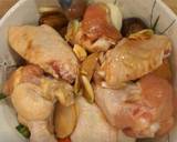 A picture of step 9 of Steamed Chicken with Mushroom and Vegetables.