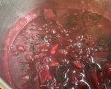 A picture of step 4 of #ChooseToCook Damson and beetroot ketchup.