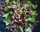 A picture of step 4 of Mexican Broccoli & ground beef rice#my unique rice recipe.