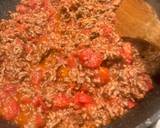 A picture of step 6 of Spaghetti Bolognese.