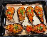 A picture of step 6 of Vegetarian Stuffed Eggplant:.