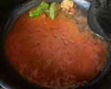 A picture of step 3 of Simple tomato pasta with mozzarella and padron peppers.