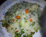 A picture of step 9 of Vegetable rice.