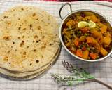 A picture of step 4 of Turnip and Mixed Vegetable Curry.