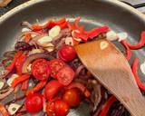 A picture of step 4 of Sautéed Spinach and Vegetable Side Dish.