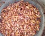 A picture of step 2 of Beans stew with rice,cabbage.