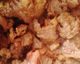 A picture of step 4 of Wet fry goat meat with vegetable rice.