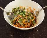 A picture of step 9 of Asian Vegetable "Noodle" Salad.