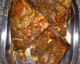 A picture of step 2 of Fried fish with tomatoes gravy#staplefoodrecipecontest.