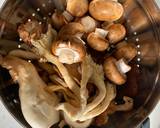 A picture of step 1 of Vegan Mushroom Stew on Polenta.