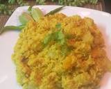 A picture of step 3 of Vegetable Khichuri.