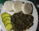 A picture of step 3 of Creamy coconut vegetables with ugali.