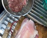 รูปขั้นตอนการทำที่ 2 ของ ก้อยคั่วหมู,ตับ,หนังหมู