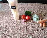 A picture of step 1 of Vegetable spaghetti #themechallenge.