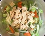 A picture of step 4 of Koya-Tofu(freeze-dried tofu) and Vegetable Stir Fry.