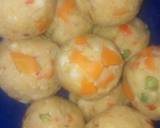 A picture of step 2 of Vegetable yam balls.