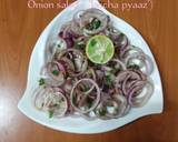 A picture of step 2 of Onion salad (' laccha pyaaz').