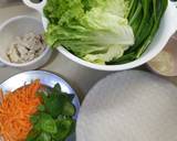 รูปขั้นตอนการทำที่ 1 ของ สลัดโรล อกไก่บด