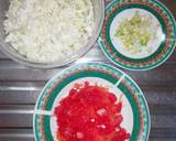 A picture of step 3 of Fried cabbage with fried rice.