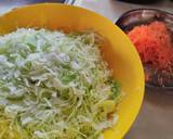 A picture of step 1 of Steamed cabbage n Carrot's #themechallenge.