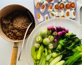 รูปขั้นตอนการทำที่ 4 ของ น้ำพริกมะขามผัดปลาย่างหมูสับ(ใส่มะแขว่น)🌶️🧄🫚🥚
