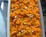 A picture of step 1 of Carrot Halwa.