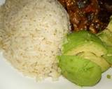 A picture of step 1 of Rice eggplants curry and avocados #author marathon.