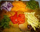 A picture of step 2 of Vegetable stir fry.