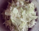 A picture of step 3 of Garlic Onion Fried Cabbage.