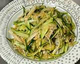 A picture of step 5 of Japanese Kikuimo (Jerusalem artichoke) Salad.