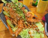 รูปขั้นตอนการทำที่ 5 ของ กุ้งมังกรนึ่งมะนาว