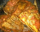 A picture of step 2 of Fried fish with tomatoes gravy#staplefoodrecipecontest.