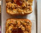 รูปขั้นตอนการทำที่ 2 ของ ขนมปังคุณ Kitty Tait (Sliced Almond with Apricot Jam and Almond Butter)🧈🍞🌰
