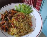 A picture of step 4 of Vegetable rice and beef stew.