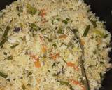 A picture of step 5 of Vegetable stir fried rice #creativerice.