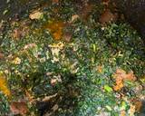 A picture of step 5 of Vegetable soup/ edikang ikong.