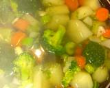 A picture of step 2 of Vegetable soup.