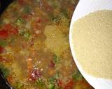 A picture of step 3 of Chicken and Vegetable Cous Cous.