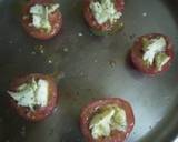 A picture of step 4 of Cheese stuffed tomatoes#cookingwithtomatoes#4weekschallenge.