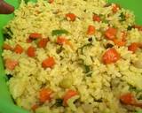 A picture of step 8 of Pineapple Fried Rice.