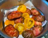 A picture of step 1 of Sparrow Grass, Tomato and Pesto Custard Tart.