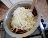 A picture of step 5 of Cabbage githeri #festivecontestKakamega #Authormarathon.