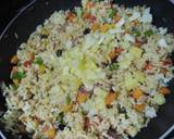 A picture of step 7 of Raisins,pineapple,veggie rice#mashujaarecipe.