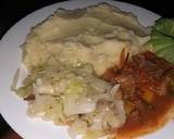 A picture of step 3 of Mashed Potatoes,Beef,Cabbage #CHARITYRECIPE.