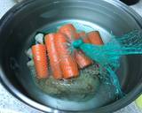 A picture of step 3 of Vegetable Broth for Maak Kook Soo.