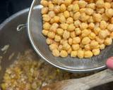 A picture of step 4 of Middle Eastern inspired Chickpea, potato and tomato soup.