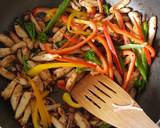 A picture of step 6 of Chicken and Veggie Stir Fry.