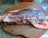 รูปขั้นตอนการทำที่ 1 ของ Flank Steak ย่างเตาหินภูเขาไฟ