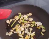 A picture of step 1 of Pasta in spicy chorizo tomato sauce with capers.